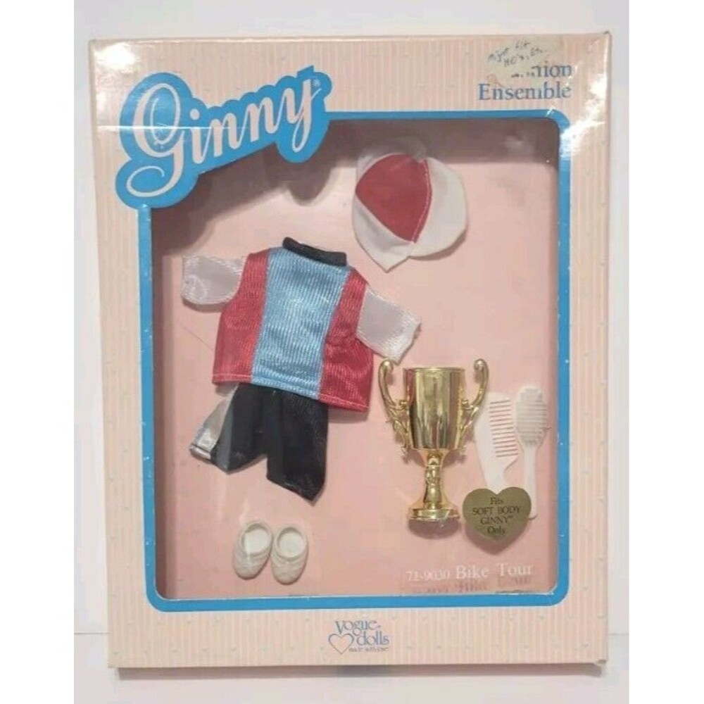 VINTAGE VOGUE DOLLS GINNY FASHION ENSEMBLE 1998 BIKE TOUR FITS SOFT BODY GINNY